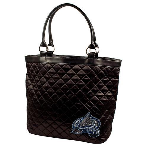 Colorado Avalanche NHL Sport Noir Quilted Tote