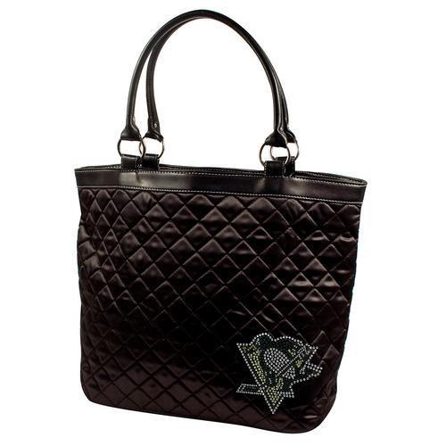 Pittsburgh Penguins NHL Sport Noir Quilted Tote