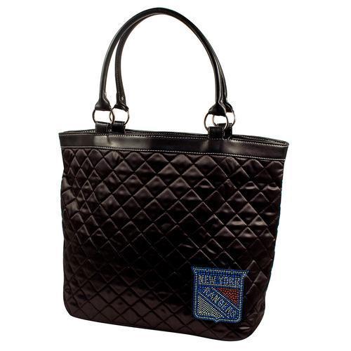 New York Rangers NHL Sport Noir Quilted Tote