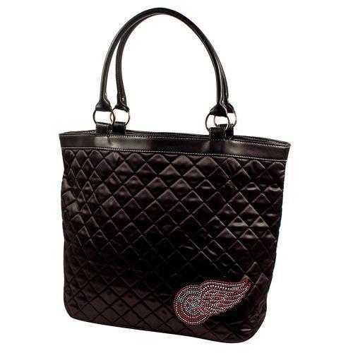 Detroit Red Wings NHL Sport Noir Quilted Tote