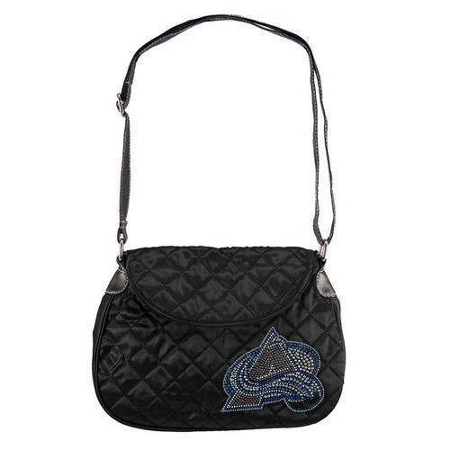 Colorado Avalanche NHL Sport Noir Quilted Saddlebag