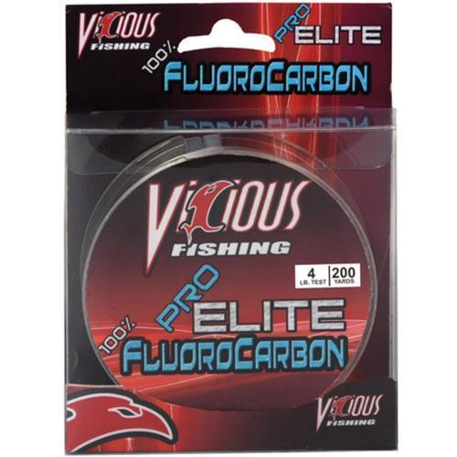 Vicious Pro Elite Flourocarbon      6 Lb 500 Yd EFLD-6