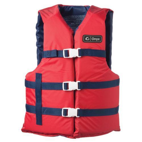 Onyx Universal Boating Vest Adult Universal Red