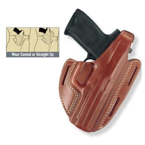 GandG Chestnut Brown Three Slot Pancake Holster 803-G20