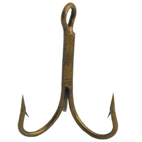 Danielson Bronze Treble Hook Size 2/0 - Pkg of 144