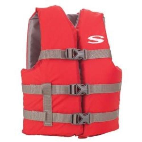 Stearns Pfd 3007 Cat Boating Vest Youth Red 3000001415