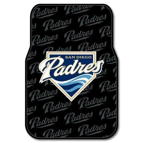 San Diego Padres MLB Car Front Floor Mats (2 Front) (17x25")"