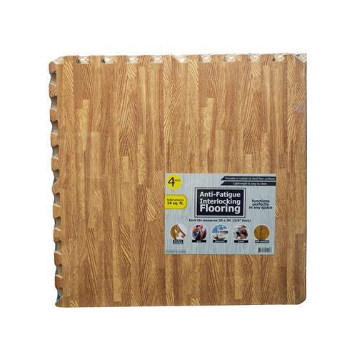 Anti-Fatigue Interlocking Flooring Set ( Case of 4 )