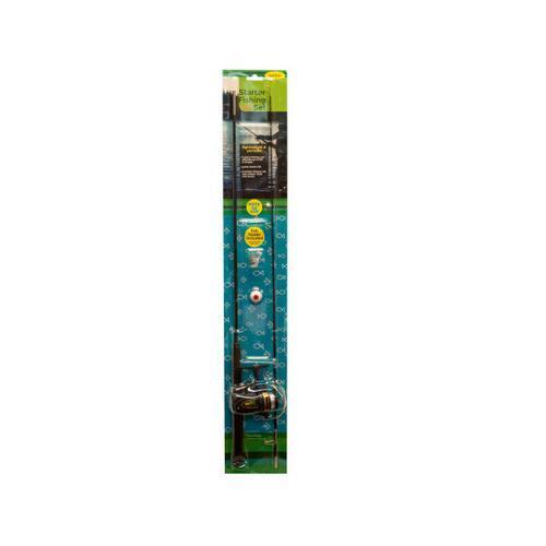 Junior Starter Fishing Set with Two-Piece Rod ( Case of 1 )