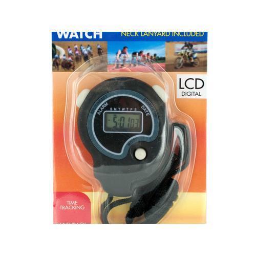 Sport Stopwatch with Neck Cord ( Case of 10 )