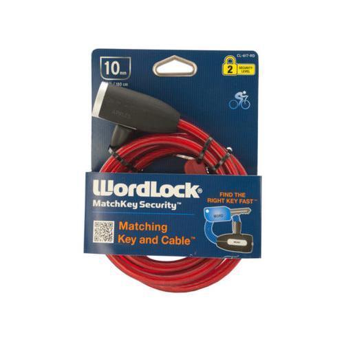 WordLock MatchKey Security Bike Lock ( Case of 12 )