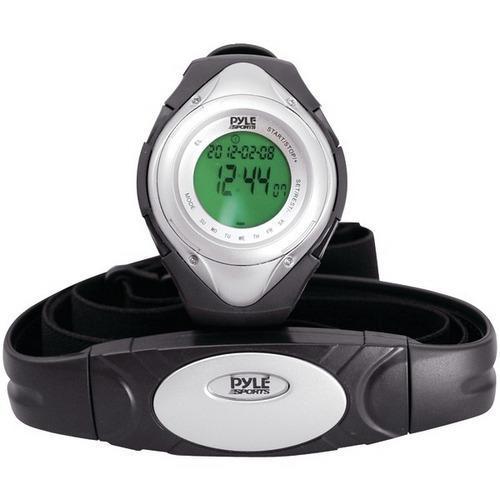 Pyle Pro(R) PHRM38SL Heart Rate Monitor Watch with Minimum, Average & Maximum Heart Rate (Silver)