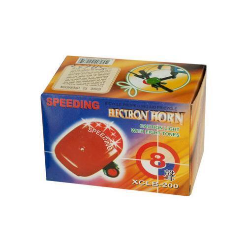 Bicycle Caution Light with 8 Sounds ( Case of 60 )