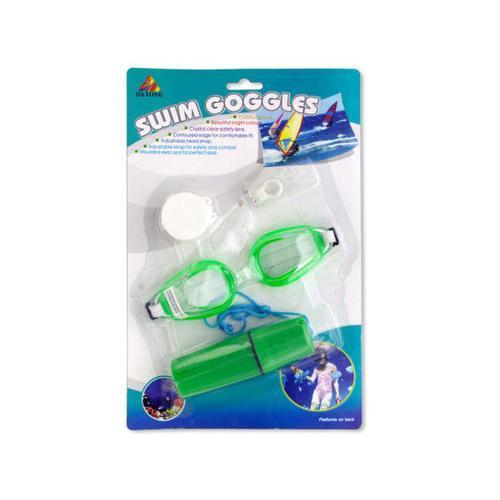 Swim Goggles & Accessories Set ( Case of 16 )