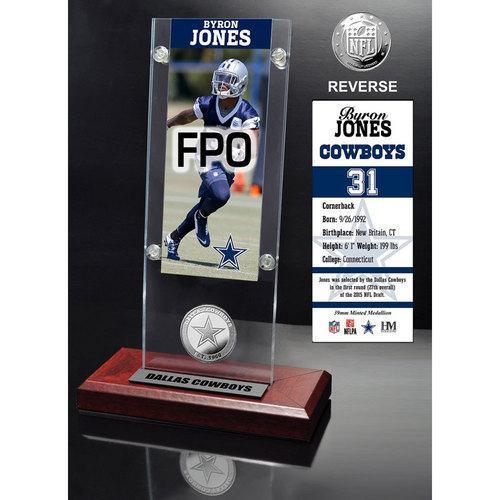 Byron Jones Ticket &amp; Minted Coin Acrylic Desk Top