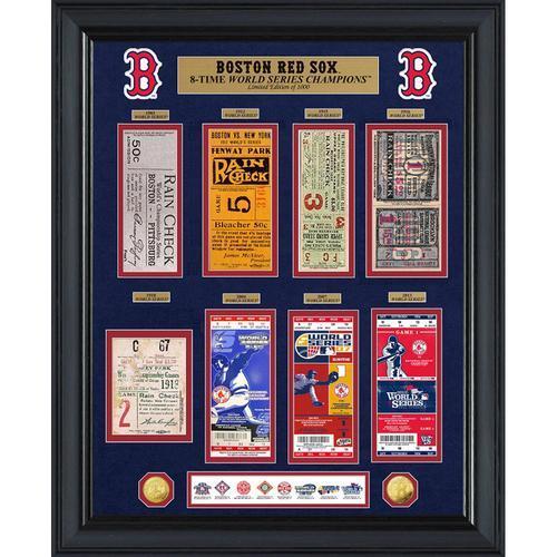 Boston Red Sox World Series Deluxe Gold Coin &amp; Ticket Collection