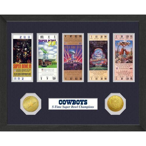 Dallas Cowboys  SB Championship Ticket Collection