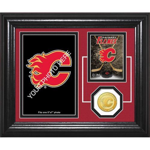 Calgary Flames Fan Memories" Bronze Coin Desktop Photo Mint"