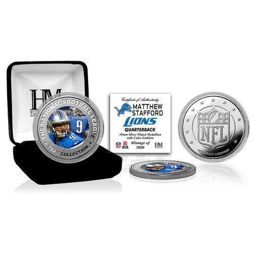 Matthew Stafford Silver Color Coin