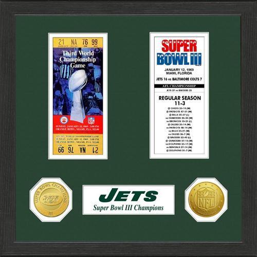 New York Jets  SB Championship Ticket Collection