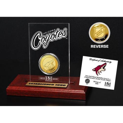 Phoenix Coyotes Etched Acrylic Desktop