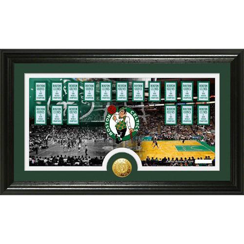 Boston Celtics ?Tradition? Minted Coin Pano Photo Mint