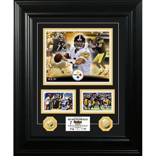 Ben Roethlisberger inMarqueein Gold Coin Photo Mint