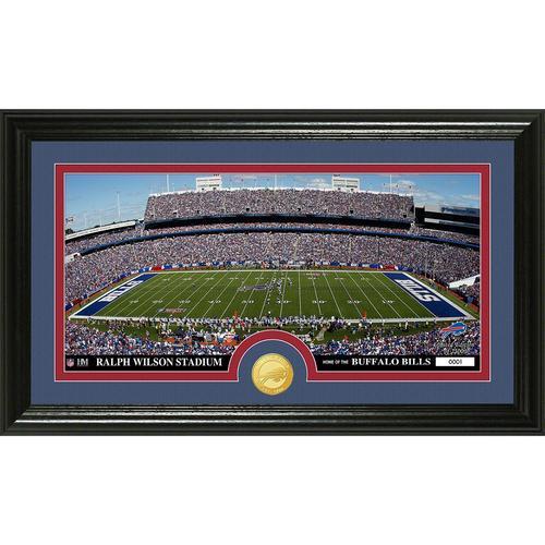 Buffalo Bills inStadiumin Bronze Coin Panoramic Photo Mint