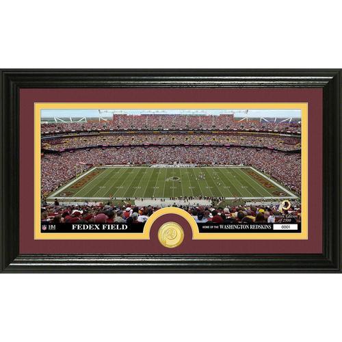 Washington Redskins inStadiumin Bronze Coin Panoramic Photo Mint