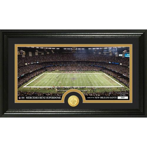 New Orleans Saints inStadiumin Bronze Coin Panoramic Photo Mint