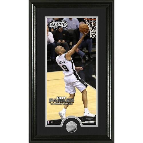 Tony Parker Minted Coin Panoramic Photo Mint