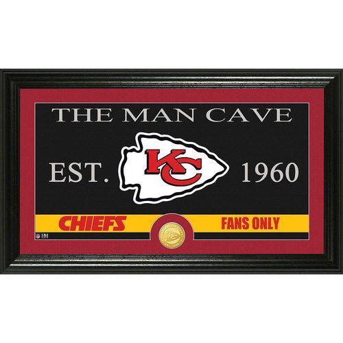 Kansas City Chiefs The Man Cave" Bronze Coin Panoramic Photo Mint"