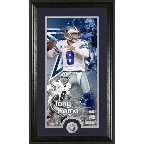 Tony Romo Supreme" Minted Coin Panoramic Photo Mint"