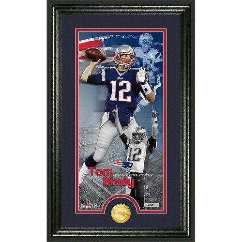 Tom Brady Supreme" Bronze Coin Panoramic Photo Mint"