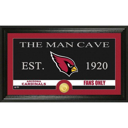 Arizona Cardinals Man Cave" Bronze Coin Panoramic Photo Mint"