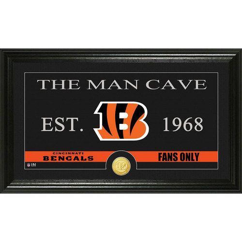 Cincinnati Bengals Man Cave" Bronze Coin Panoramic Photo Mint"