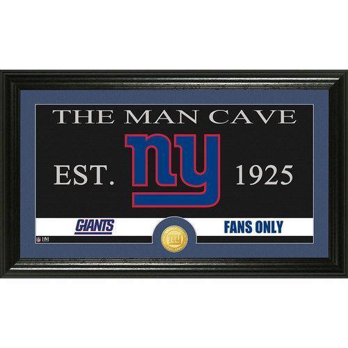 New York Giants Man Cave" Bronze Coin Panoramic Photo Mint"