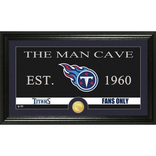 Tennessee Titans Man Cave" Bronze Coin Panoramic Photo Mint"