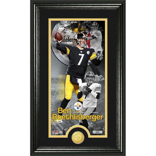 Ben Roethlisberger Supreme" Bronze Coin Panoramic Photo Mint"