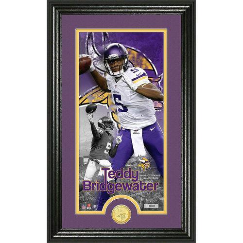 Teddy Bridgewater Supreme" Bronze Coin Panoramic Photo Mint"