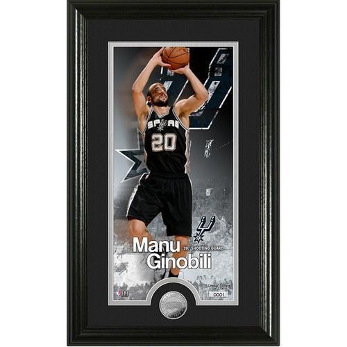 Manu Ginobili Supreme" Minted Coin Panoramic Photo Mint"