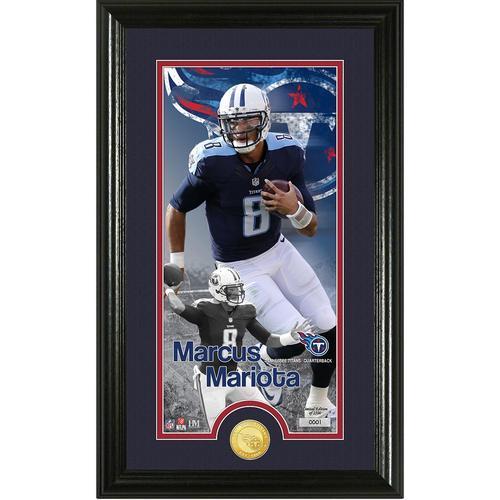 Marcus Mariota Supreme" Bronze Coin Panoramic Photo Mint"