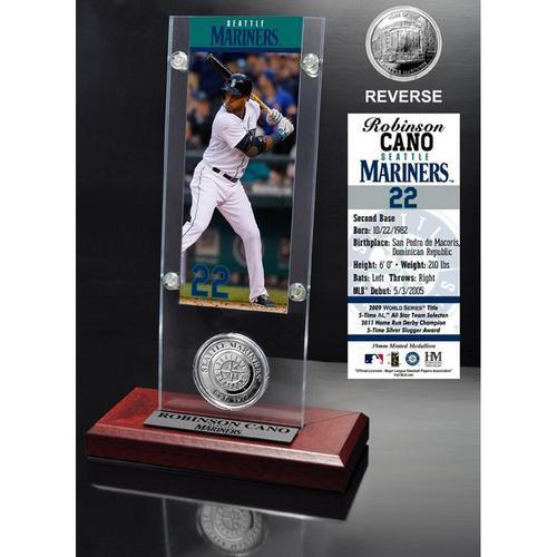 Robinson Cano Ticket &amp; Minted Coin Acrylic Desk Top