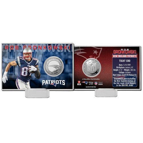 Rob Gronkowski Silver Coin Card