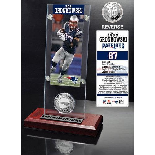 Rob Gronkowski Ticket &amp; Minted Coin Acrylic Desk Top