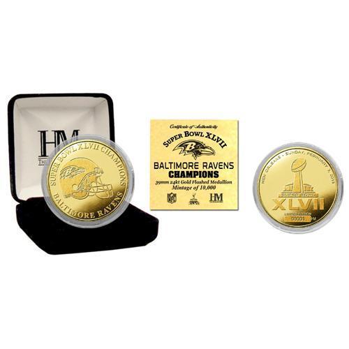 Super Bowl XLVII Champions Gold Coin