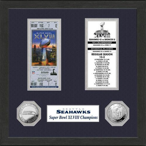 Seattle Seahawks Super Bowl Ticket Collection