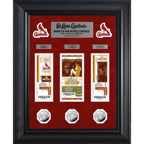 St. Louis Cardinals Road to the WS Ticket and Coin Collection