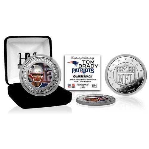 Tom Brady Silver Color Coin