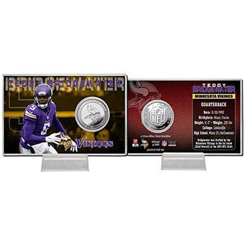 Teddy Bridgewater Silver Coin Card